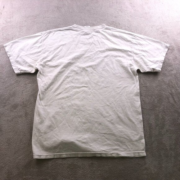 Gildan Men's T-Shirt Medium Friends of The Dragon Art Fair Graphic Tee White - Picture 11 of 11